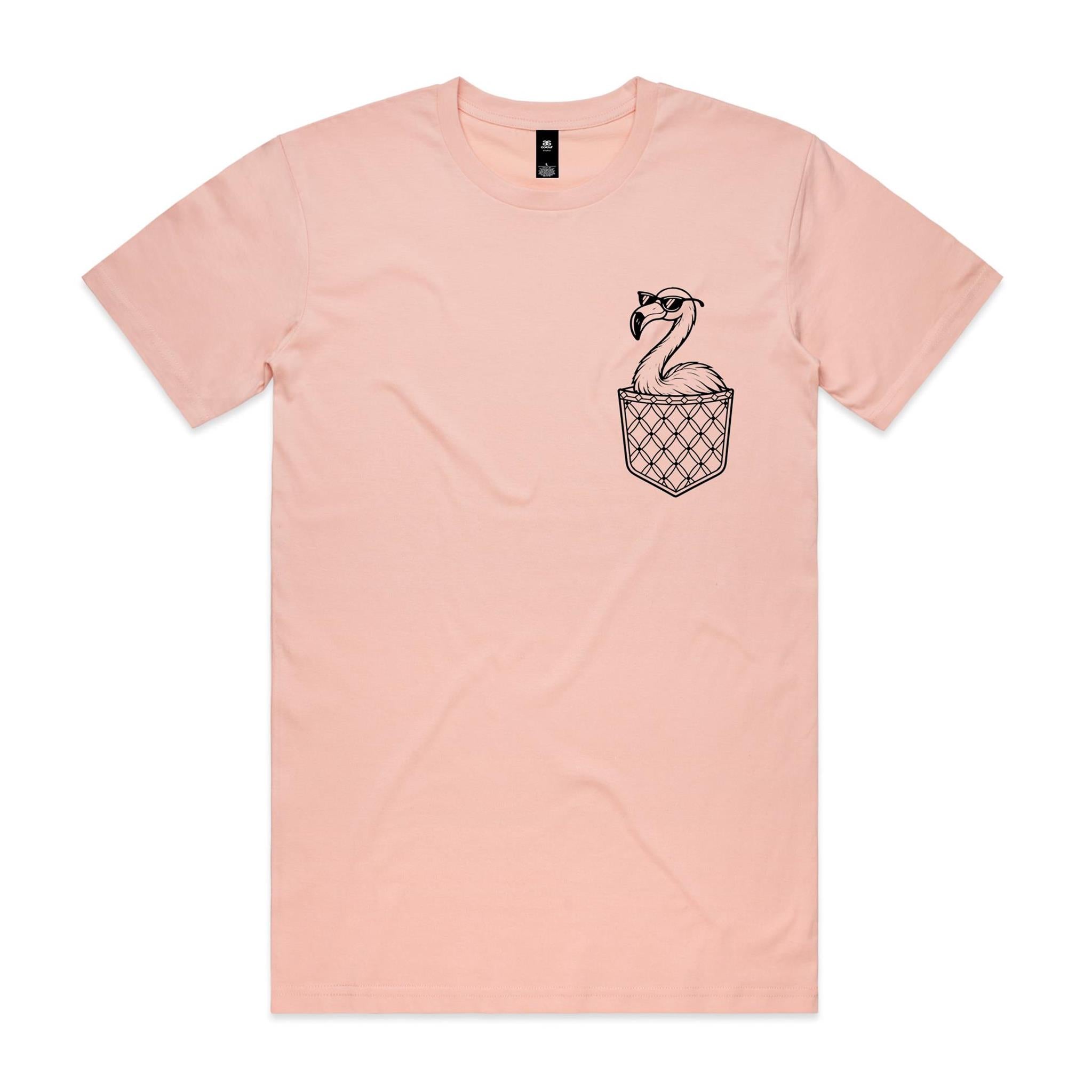 Flamingo - Pocket Peeper - Staple Tee