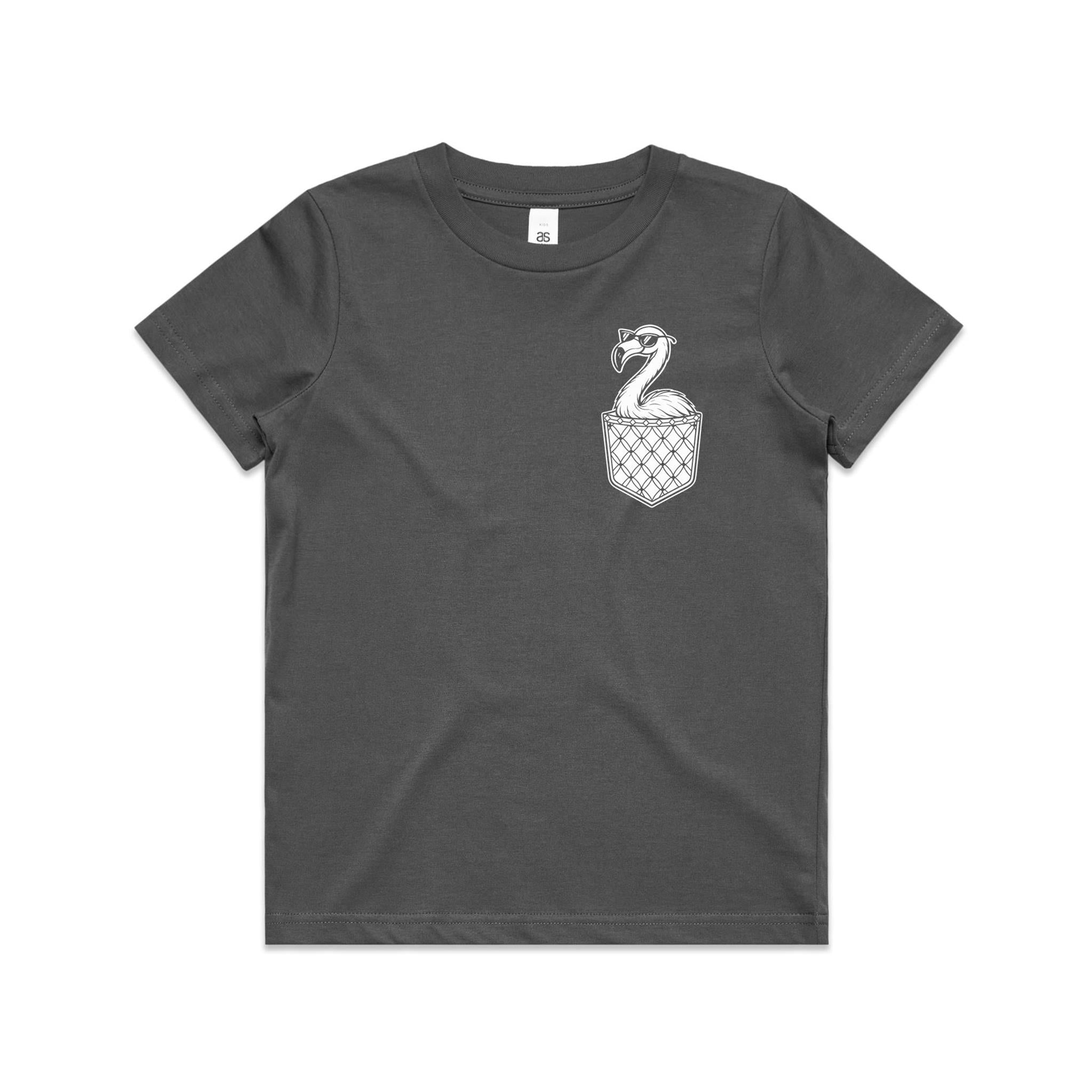 Flamingo - Pocket Peeper - Youth Staple Tee