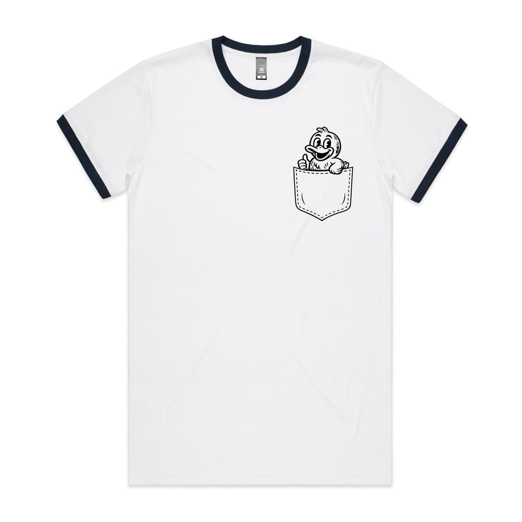 Duck - Pocket Peeper - Staple Ringer Tee