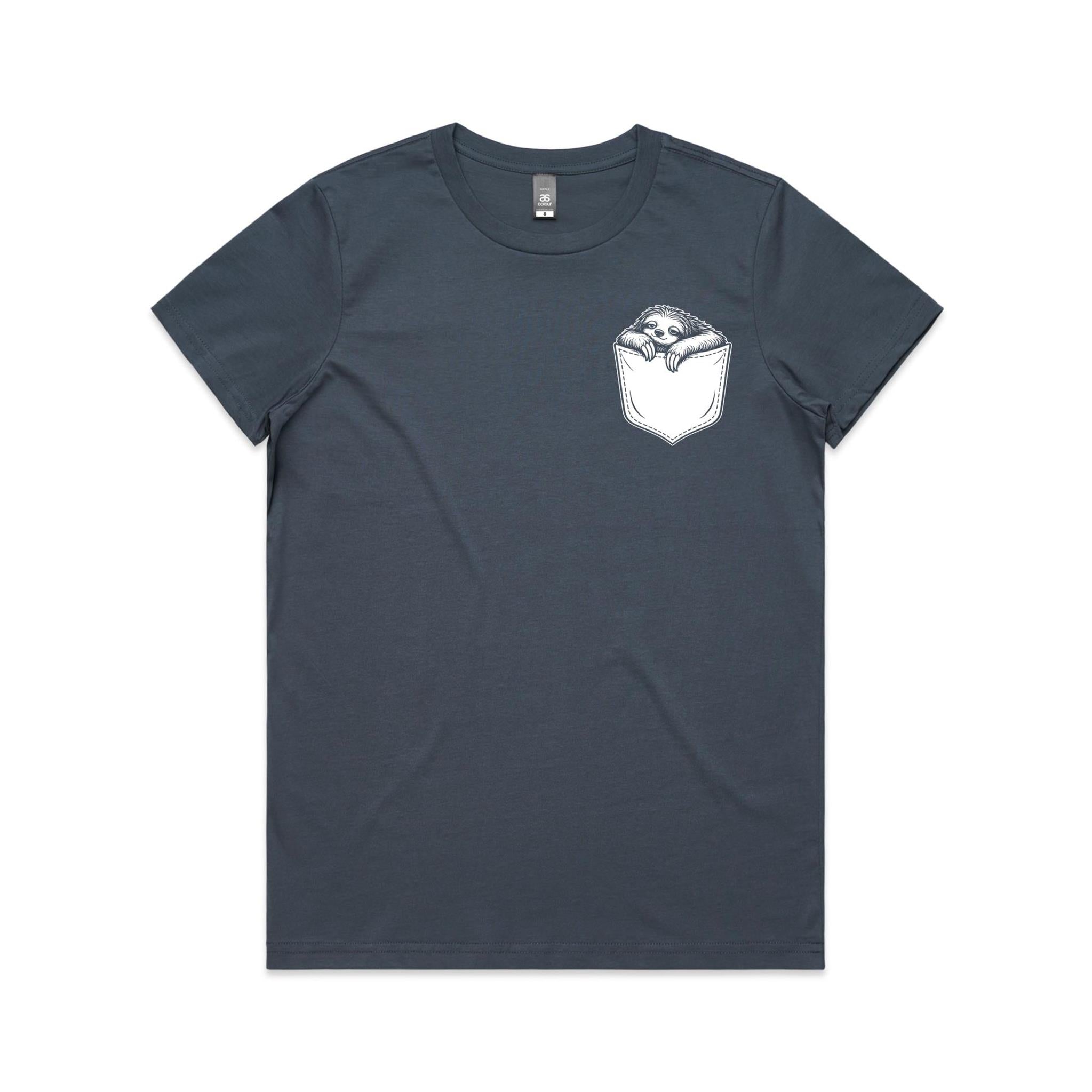 Sloth - Pocket Peeper - Maple Tee