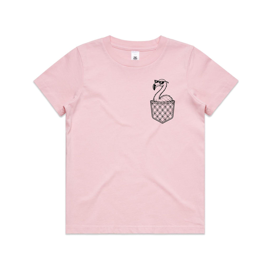 Flamingo - Pocket Peeper - Youth Staple Tee