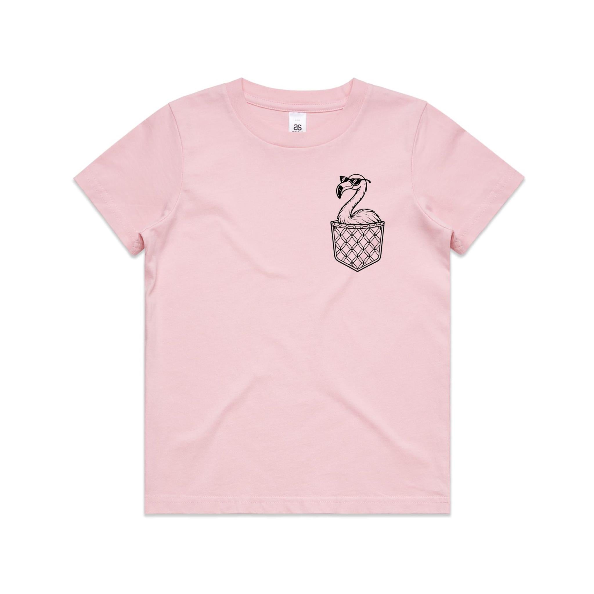 Flamingo - Pocket Peeper - Youth Staple Tee