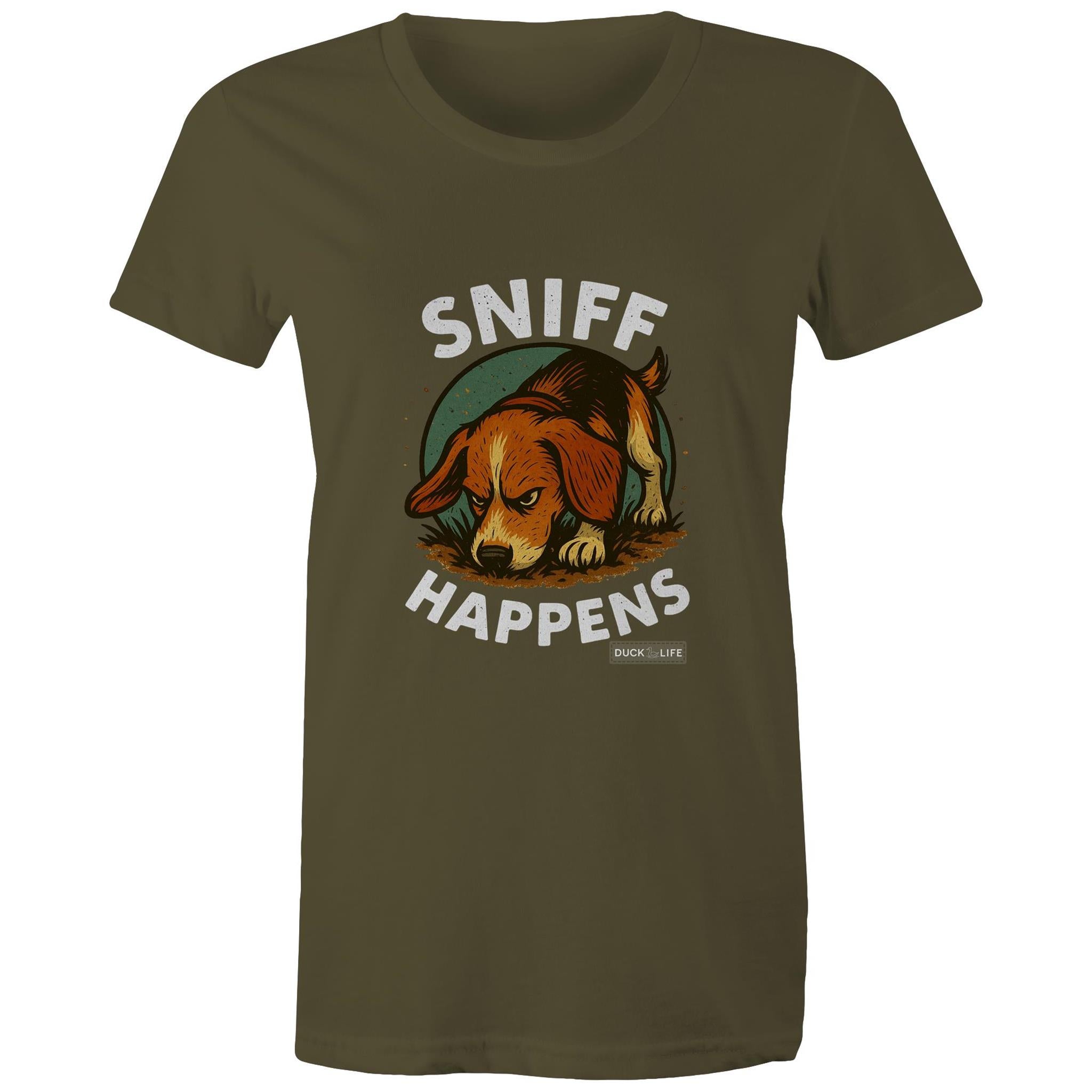 'Sniff Happens' - Maple Tee
