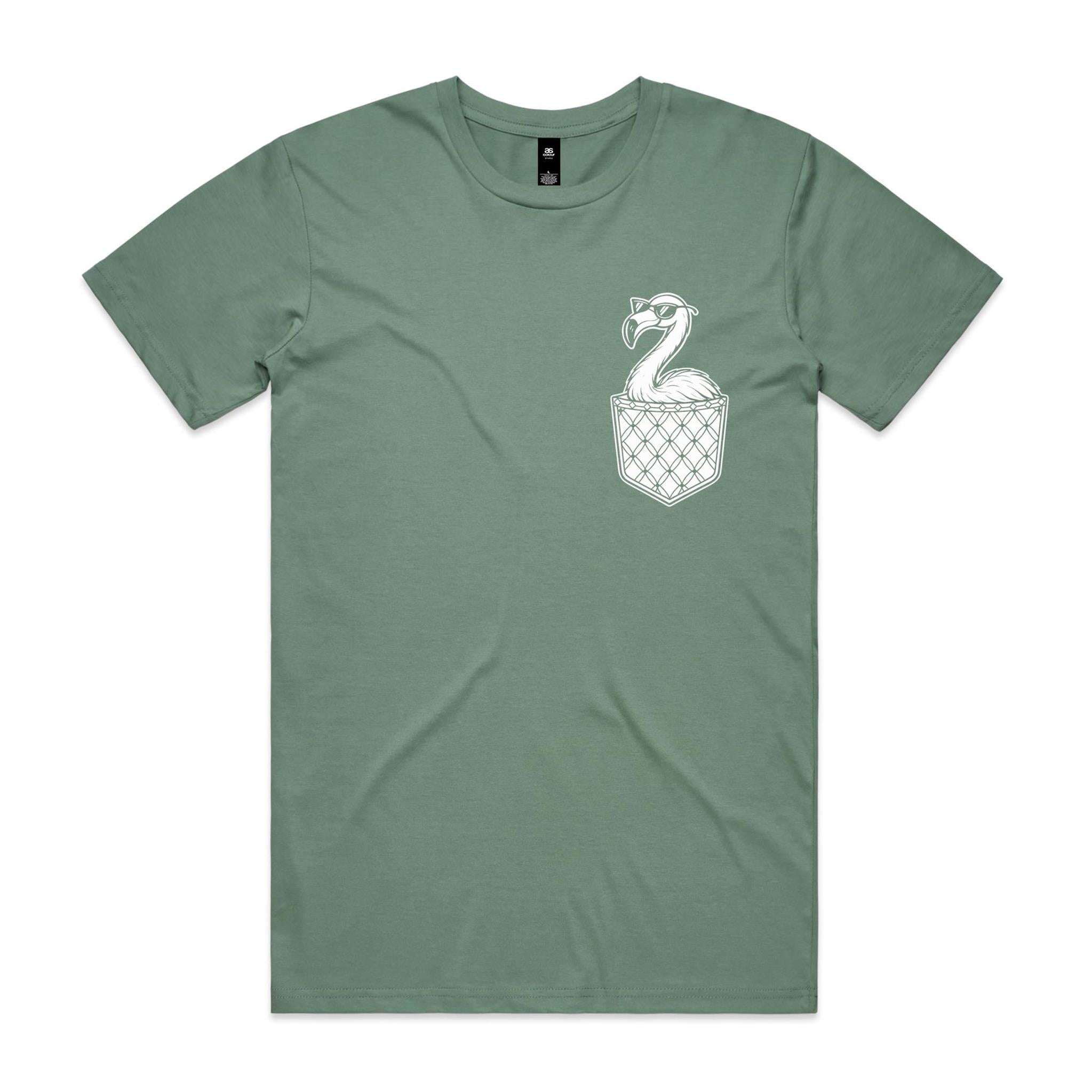 Flamingo - Pocket Peeper - Staple Tee