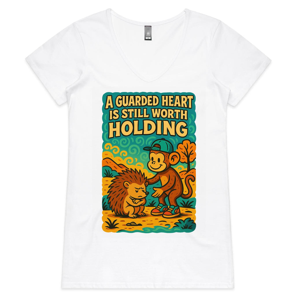 'A Guarded Heart' - V-Neck Tee