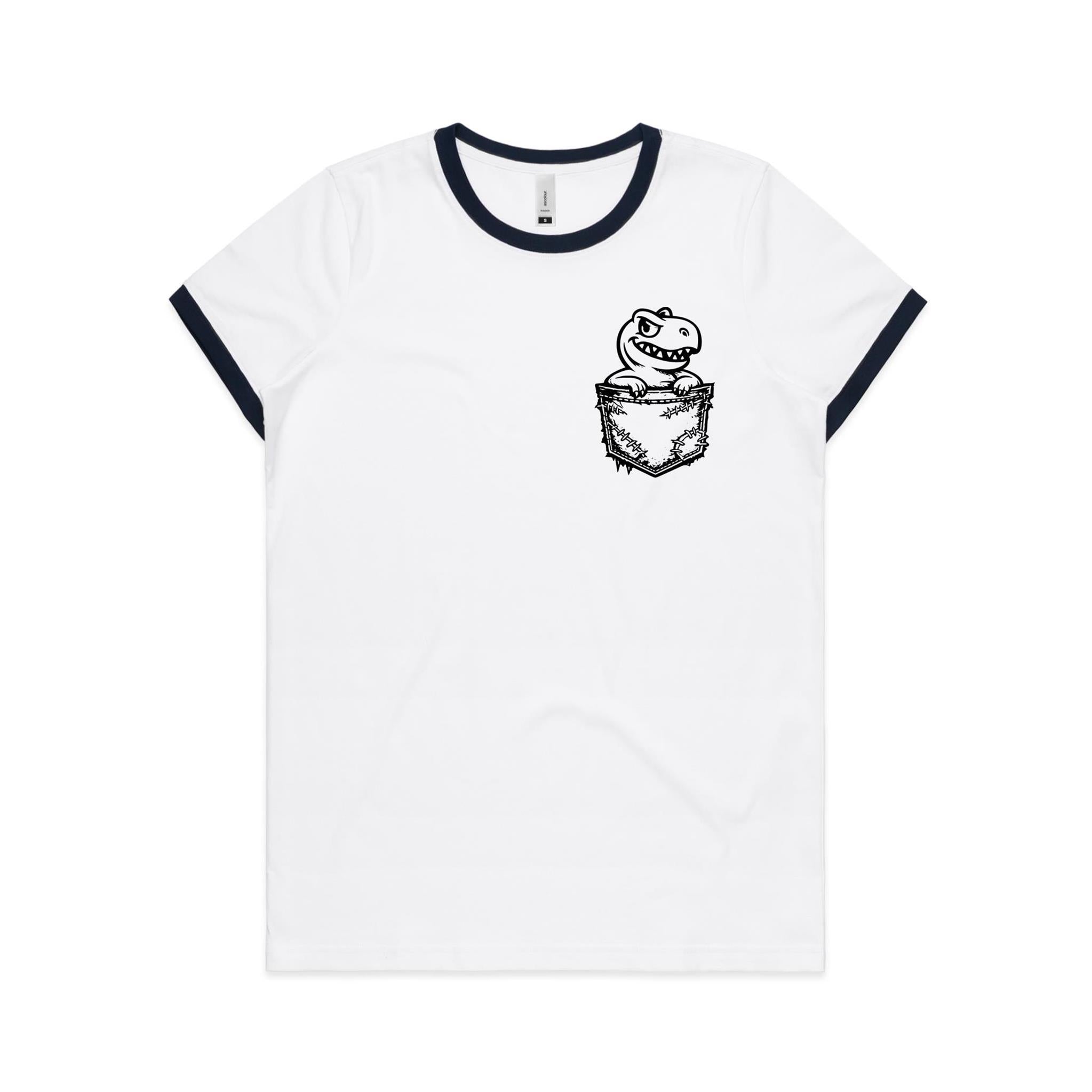 'Don't be a..' - Pocket Peeper - Maple Ringer Tee