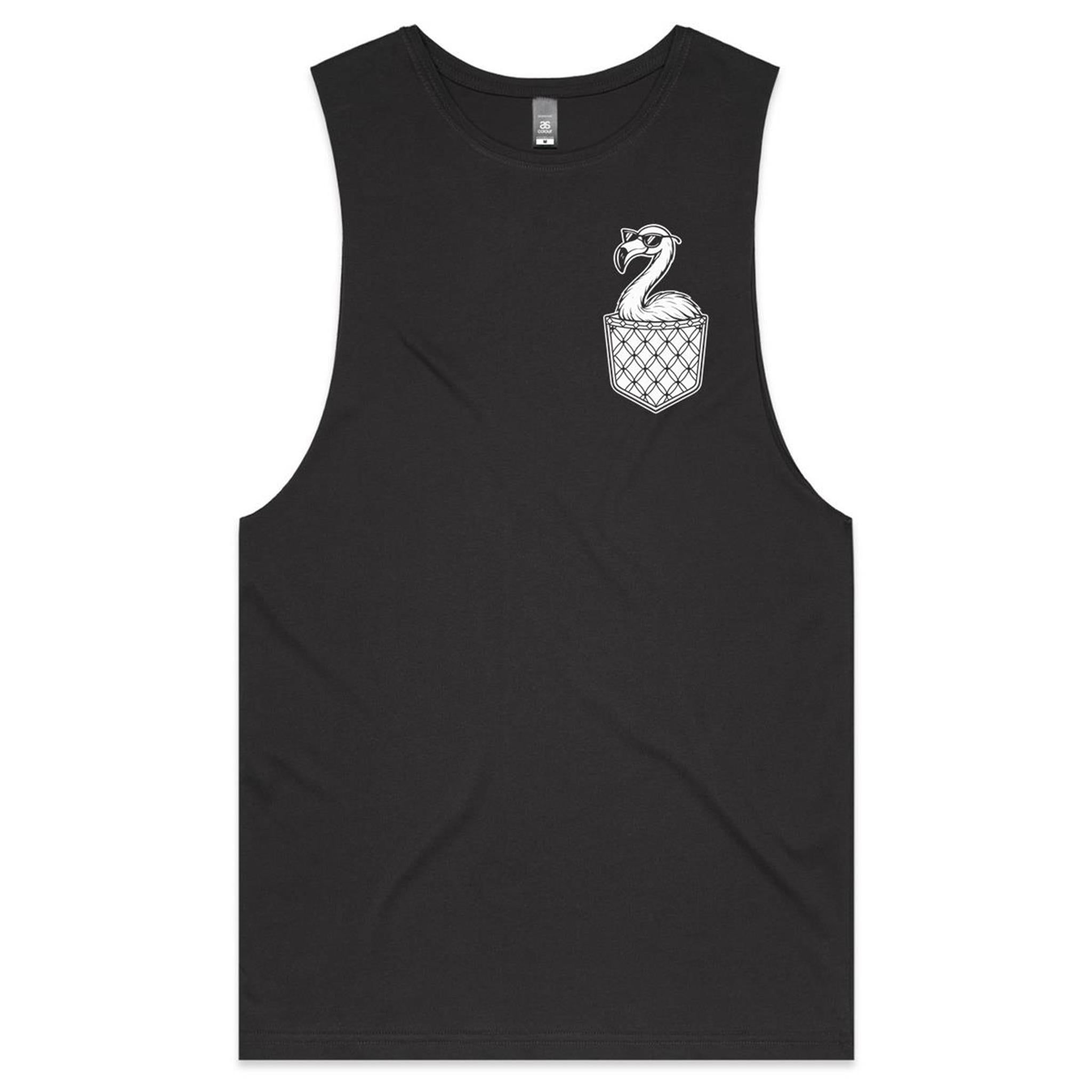 Flamingo - Pocket Peeper - Barnard Tank Tee