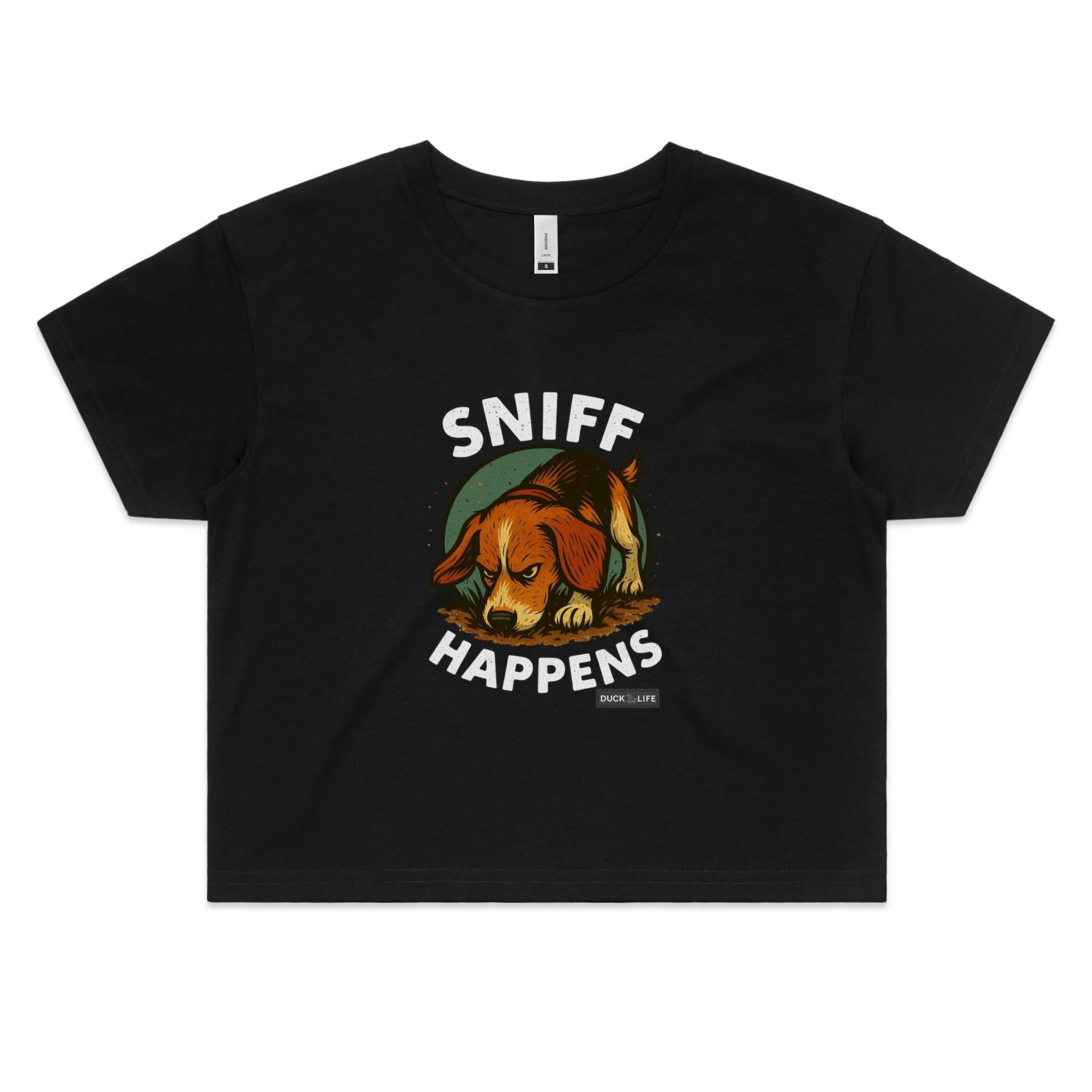 'Sniff Happens' - Crop Tee