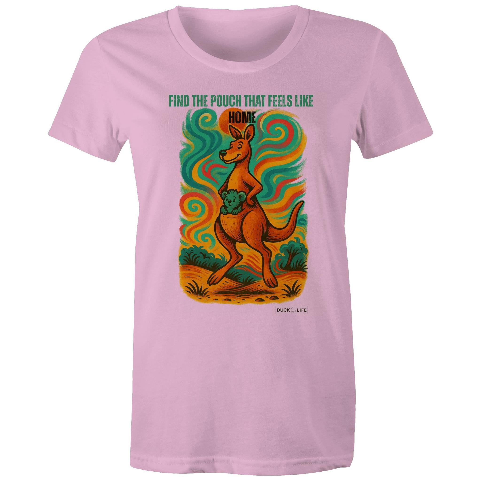 'Find the Pouch' - Maple Tee
