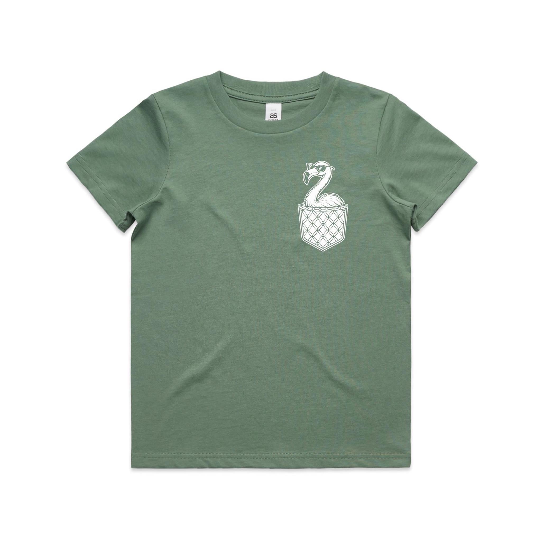 Flamingo - Pocket Peeper - Youth Staple Tee