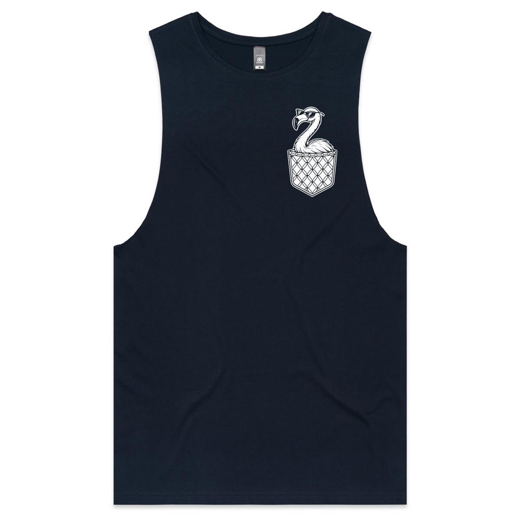 Flamingo - Pocket Peeper - Barnard Tank Tee