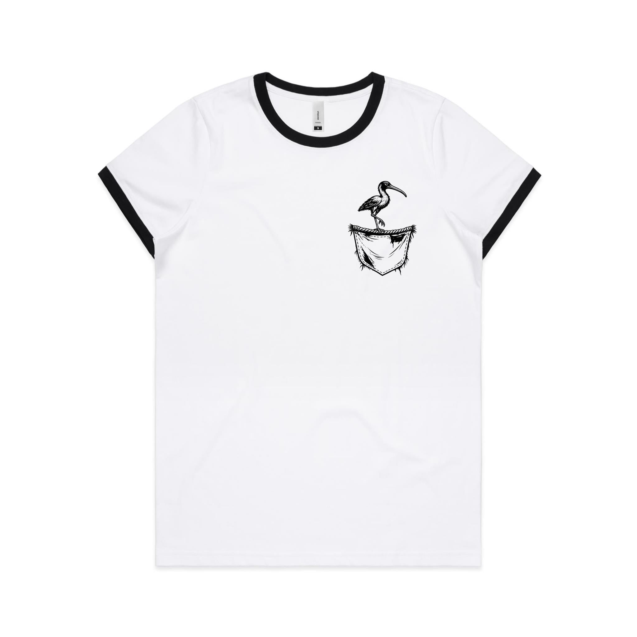 Ibis - Pocket Peeper - Maple Ringer Tee